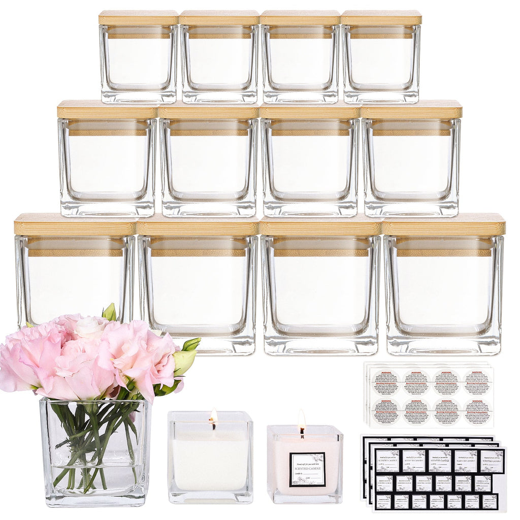 Square Candle Jars