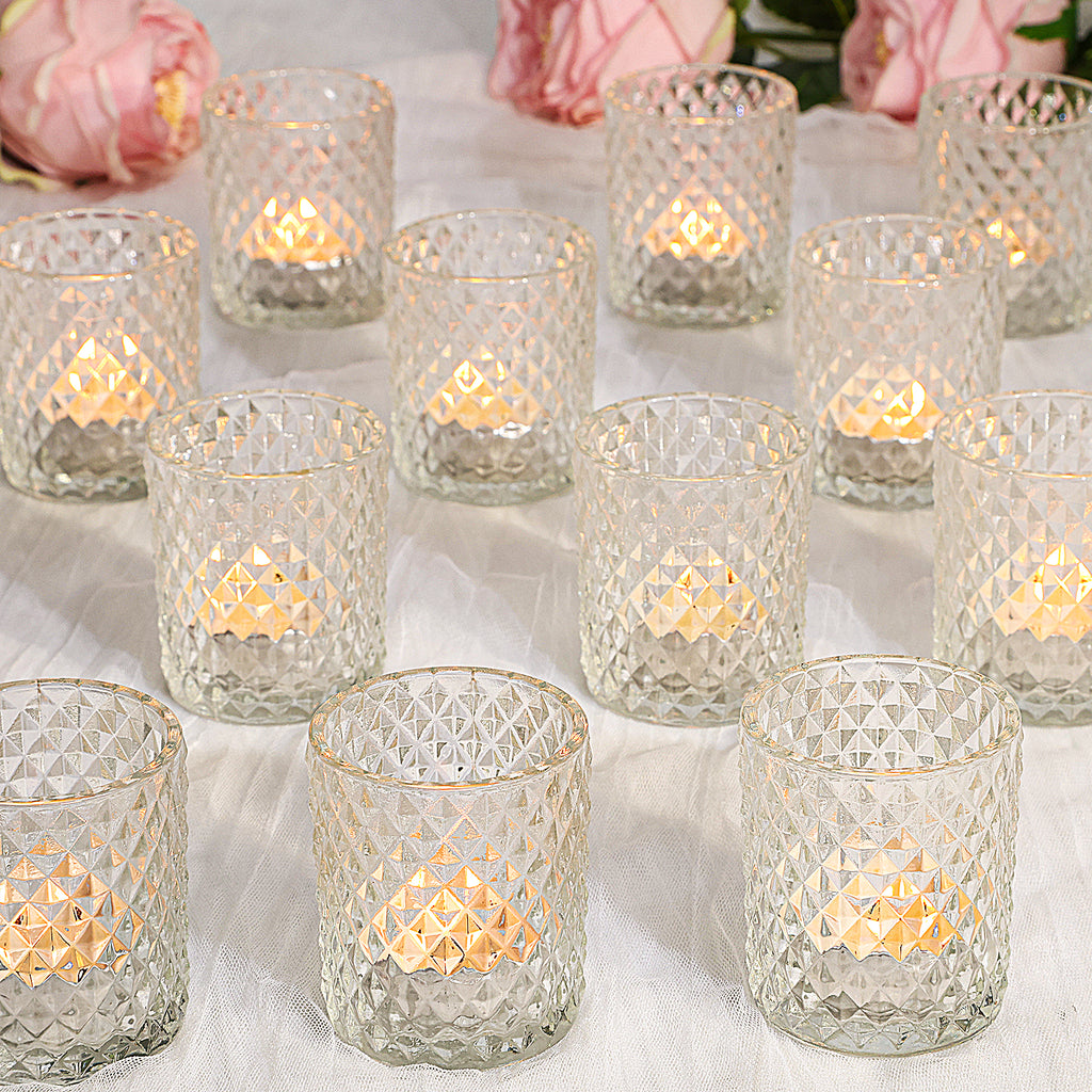 12 Pack Glass Candle Jars-10 OZ Frosted Empty Candle Jars with Bamboo Lids