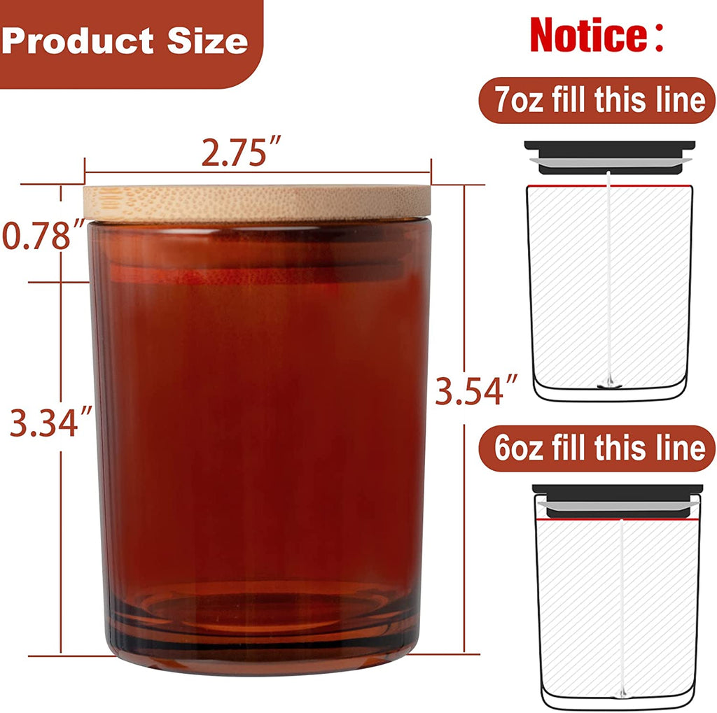 7 Oz Candle Jars CONNOO 7 oz candle jars connoo